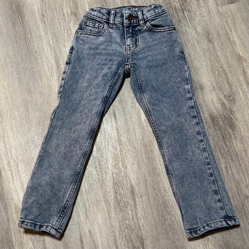 Wonder nation Straight leg denim jeans, size 4‎ boys